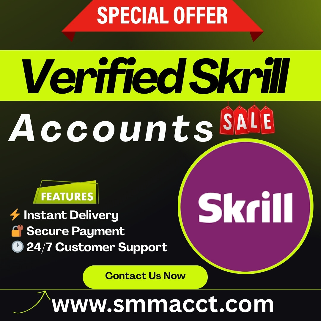 Buy Verified Skrill Accounts - Fast & Verified Help Online